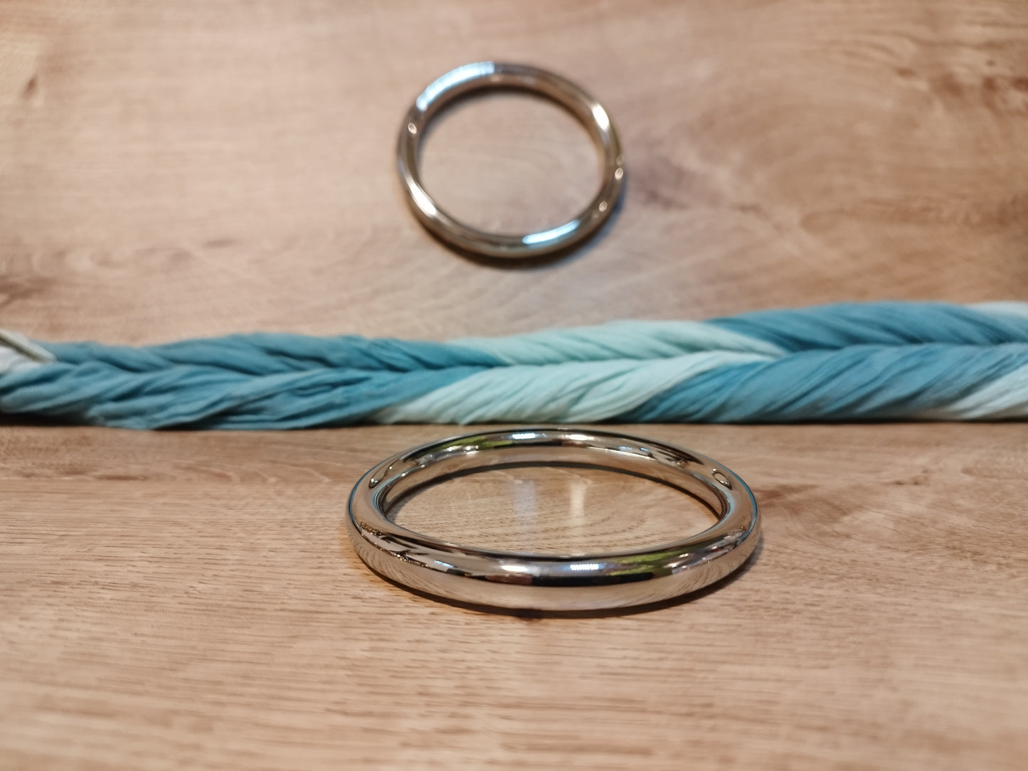 Bracelet Jonc Rond Plaqué Or 16 carats