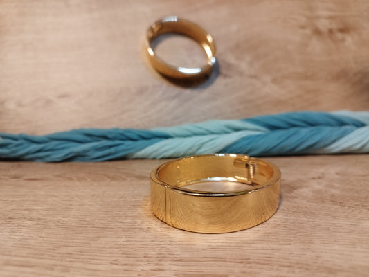Bracelet Jonc Acier Inoxydable Argent