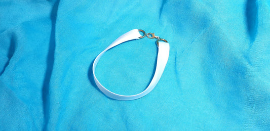 bracelet de soie blanc cassé- mariage